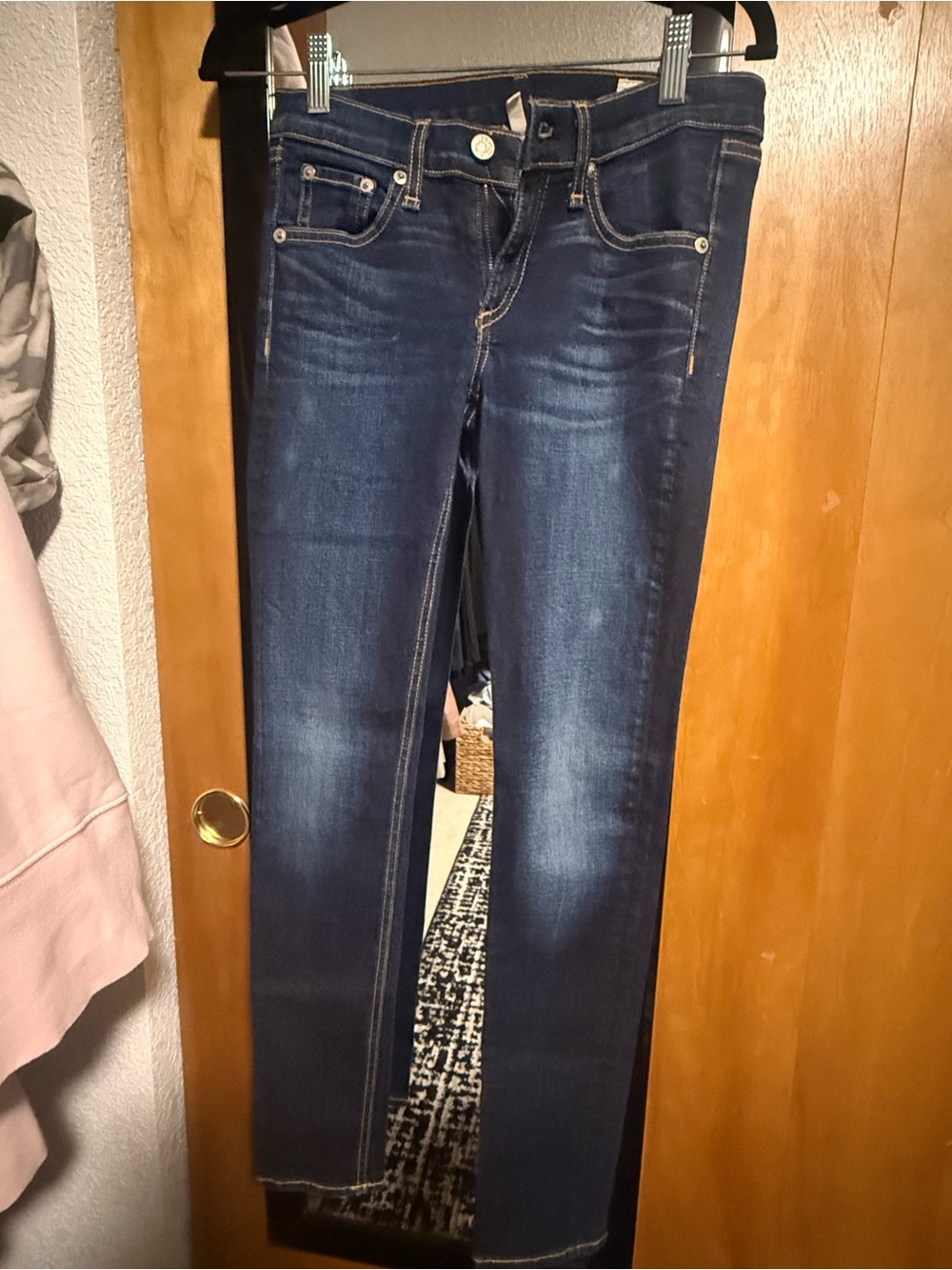 rag & bone Dark Indigo Straight-Leg Jeans